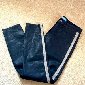 NWOT 7FOR ALL MANKIND high rise coated jeggings